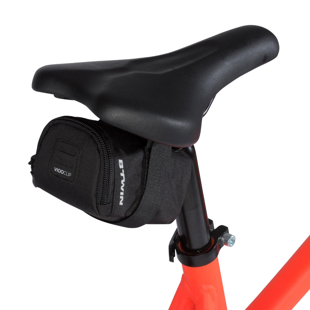 SACOCHE DE SELLE VELO 100 0,5L NOIR